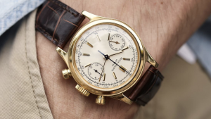 prototypical vintage Patek chronographs - the ref. 1463 Tasti Tondi in yellow gold
