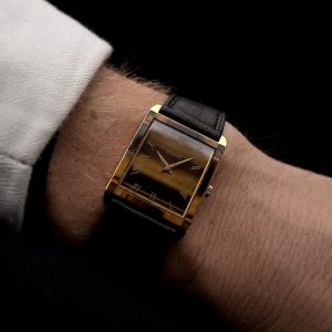 Piaget Rectangular 9161 Tigers Eye 1970s